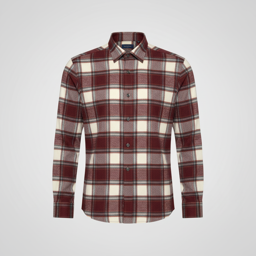 Red Tartan Flannel Shirt