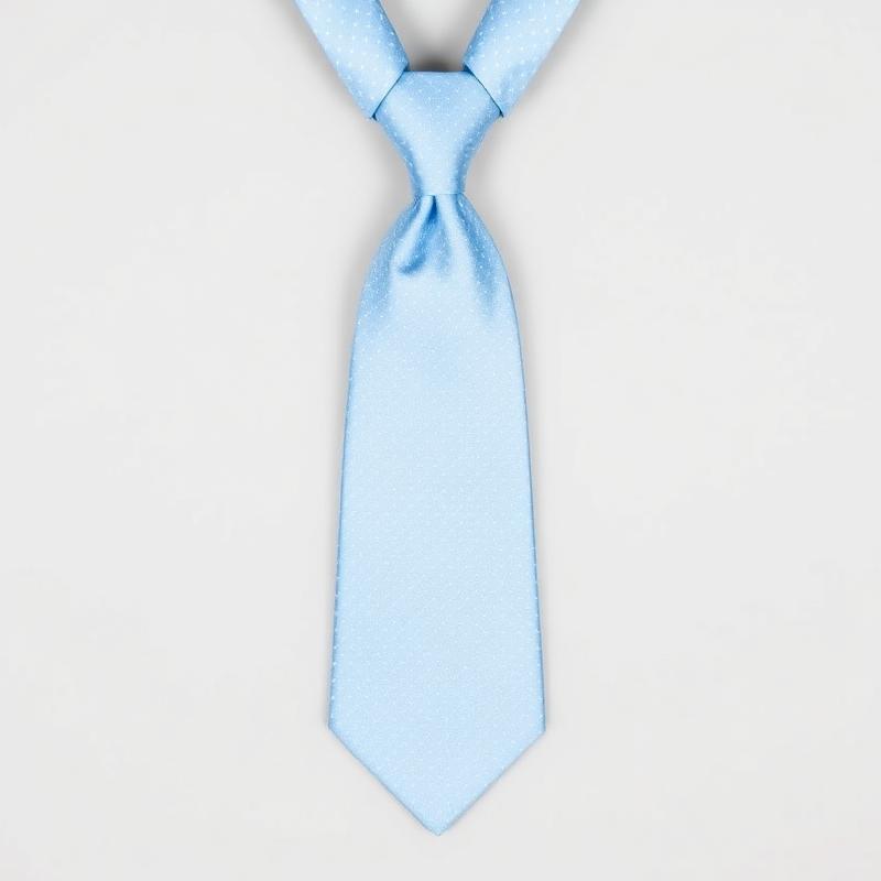 Sky Blue Dot Necktie
