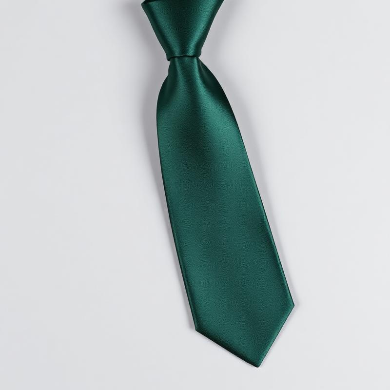 Forest Green Silk Necktie