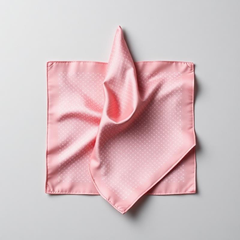 Dusty Pink Dot Pocket Square