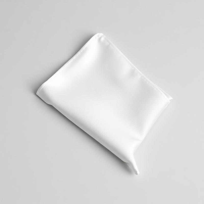 Classic White Pocket Square