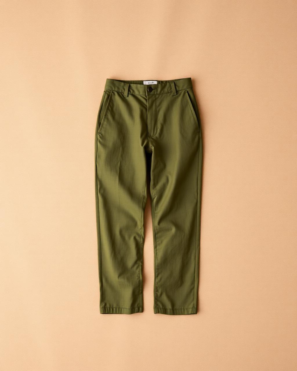 Olive Linen Trousers
