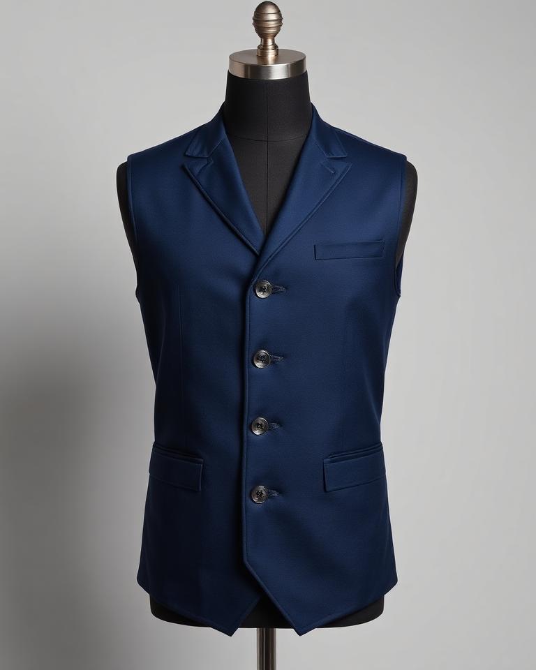 Navy Classic Vest