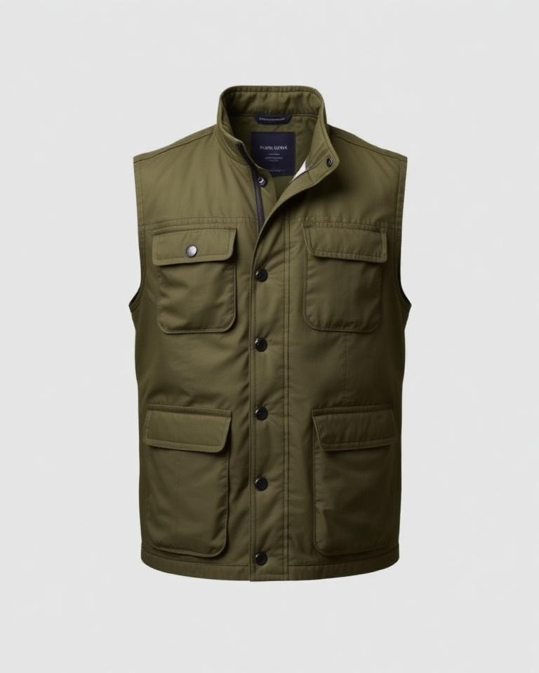 Olive Field Sport Vest